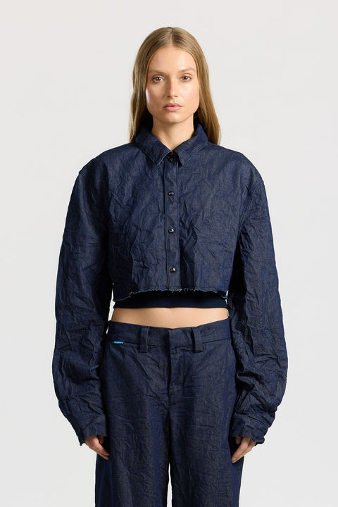 Manhattan Crop Shirt
