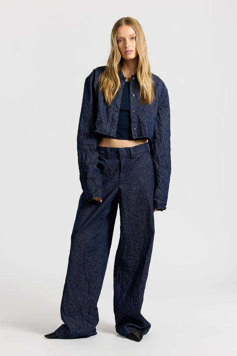 Manhattan Crop Shirt
