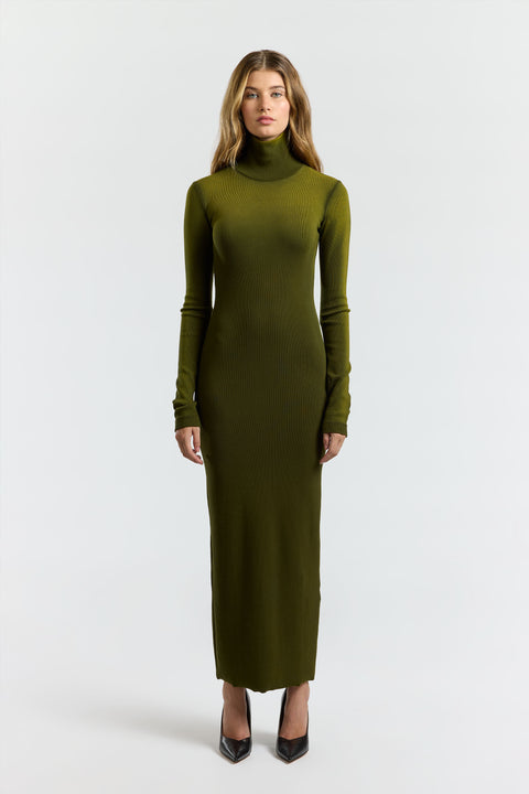 Verona Turtleneck Maxi Dress